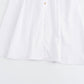 Linen Blended Midi Skirt Shirt Style Loose Dress Women