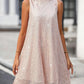 Women's Fashion Sequin Shiny Sleeveless Pullover Dress