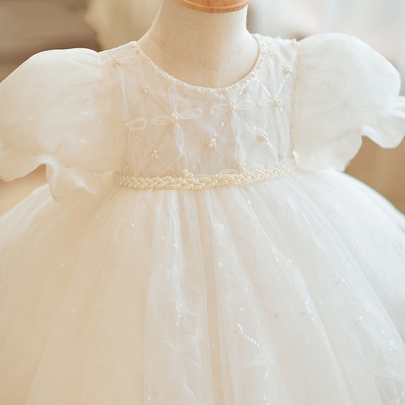 Spring Fashionable Birthday Gift Children High-end Flower Girl Princess Dress