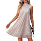 Women's Fashion Sequin Shiny Sleeveless Pullover Dress