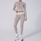 High Waist Houndstooth Yoga Suit Sports Fashion