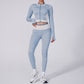 High Waist Houndstooth Yoga Suit Sports Fashion