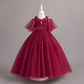 Wedding Dress Half Sleeve Princess Dress