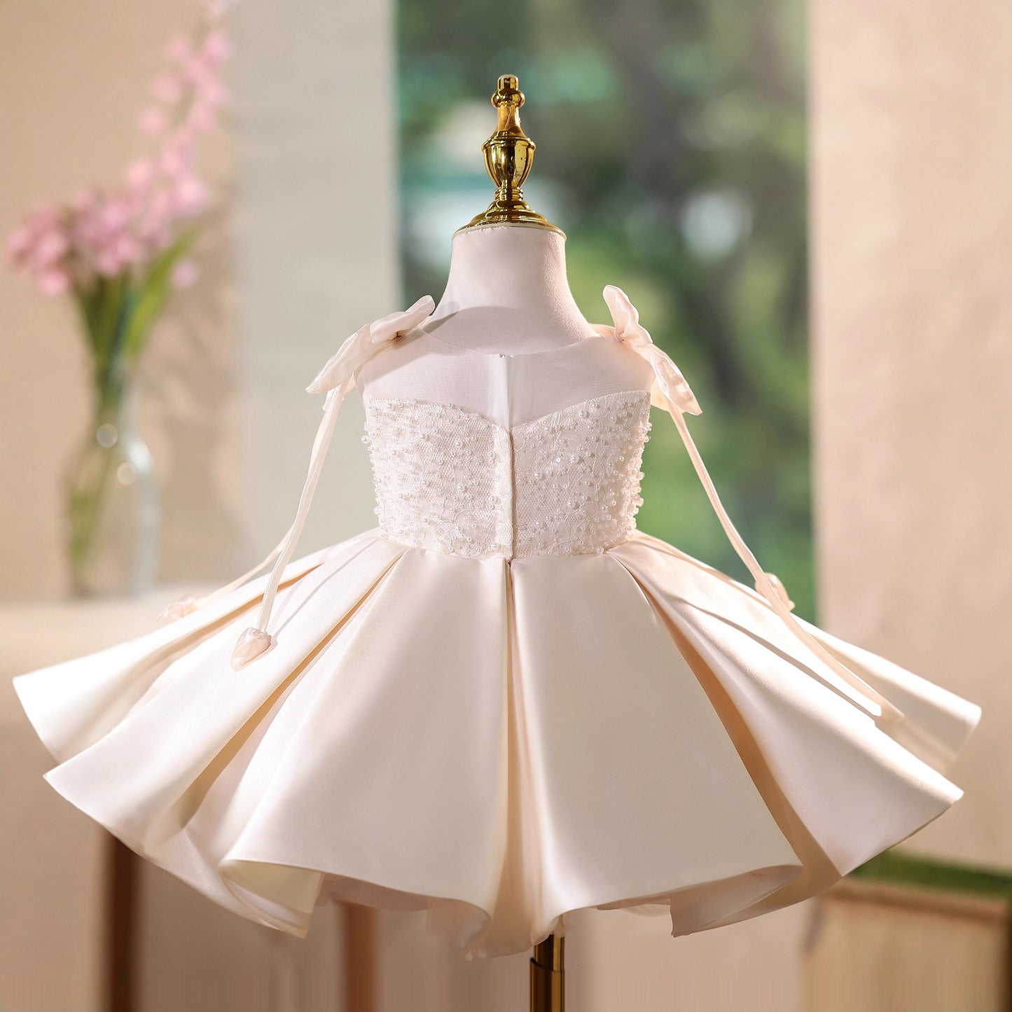 Girls' Piano Playing Dress With High Sense Of Beauty Wedding Pettiskirt