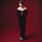Mesh Long Sleeve Flower See-through Dress