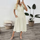 Lapel And Waist Tight Skirt Commuter Pocket Shirt Dress