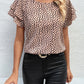 Spring And Summer New Fashion Print Top