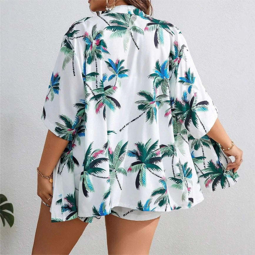 Top Drawstring High Waist Shorts