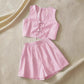 Loose Back Patch Pocket Striped Suit