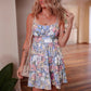 Pleated Sleeveless Sling Dress