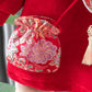 Winter Velvet Padded Dress New Children's Retro