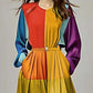 Robe imprimée coupe-taille pour femme