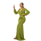 Casual Long Sleeve Solid Color Women's Clothing Dress