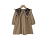 Long Sleeve Butt Wrap Clothes Romper Girl Dress