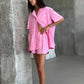 Personalized Jacquard Shirt Two-piece Set