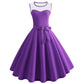 Robe patchwork en maille affinant la taille pour femme