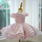 Robe de princesse à paillettes pour anniversaire de fille