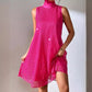 Women's Fashion Sequin Shiny Sleeveless Pullover Dress