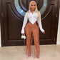 Fashion Lace-up Rope Sheath Tights