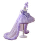 Girls' Fashion Personalized Beaded Trailing Princess Dress