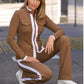 Women's Fashion Individual Casual Color Matching Suit