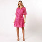 Shirt Cutout Water Soluble Lace Flower Dress