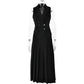 Sleeveless Vest Pleated Dress Two-piece Set