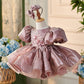 Robe de princesse en polyester pour fille, années