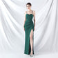 Female Solid Color High-end Camisole Evening Dress