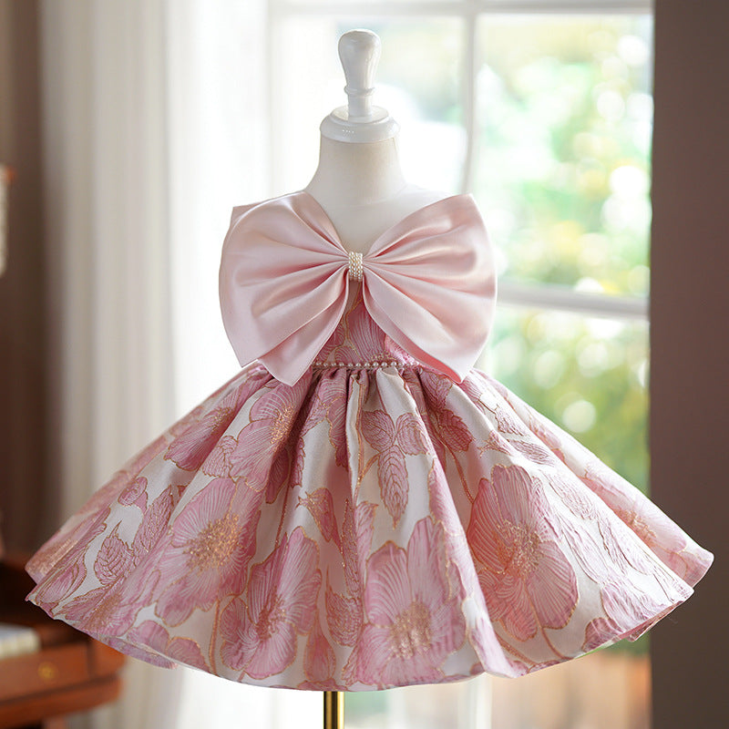 Senior Girl Piano Performance Costume Princess Dress
