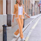 Women's Fashion Individual Casual Color Matching Suit