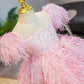 Polyester Girl Princess Dress Small Host Performance Costume