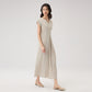 Short Sleeve Waist-controlled Elegant Graceful Commuter Dress