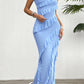 Spring And Summer Package Hip Solid Color Slim Tube Top Dress