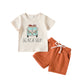 Short Sleeve Suit Summer Cotton Boy