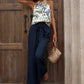 Sleeveless Top And Trousers Advanced Two-piece Suit