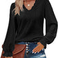 European And American Style Women V-neck T-shirt