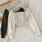 French Niche Design Chain Decoration Short Shirt