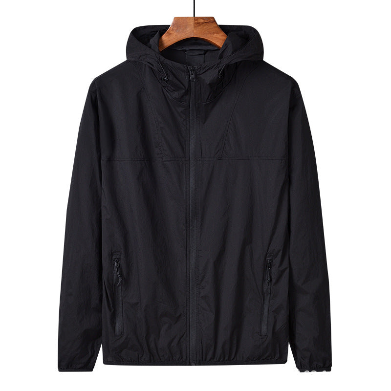 Summer Thin Hooded Jacket Couple Outdoor Casual Jacket