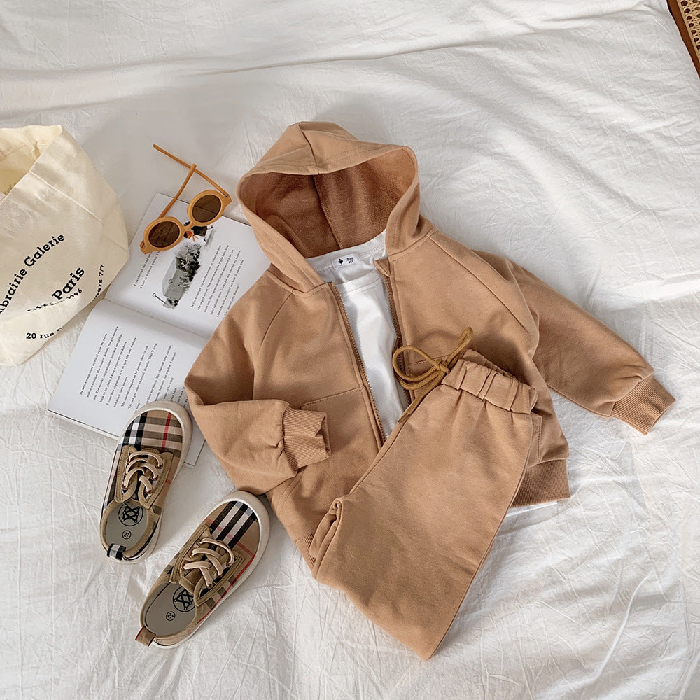 Ensemble deux pièces sport style garçon d'automne pour enfant Fried Street