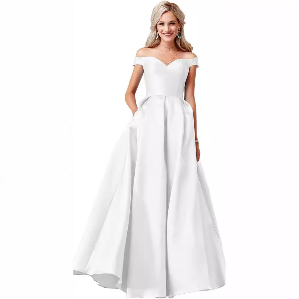 Off-the-shoulder Ball Gown Long