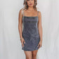 Robe bandeau sexy en denim extensible, coupe slim, vêtements pour femmes