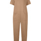 Women's Multi-color Side Slit Pocket Design Solid Color Loose Jumpsuit