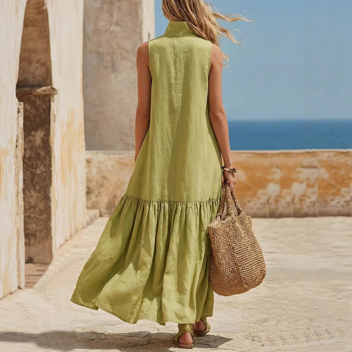 Resort-style Loose Casual Dress For Women