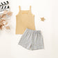 Infant Multi-color Sling Romper Floral Shorts