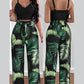Costume deux pièces à bretelles tendance pour femme
