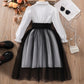 Fashion Personality Girl Mesh Stitching Dress