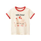 Girls' Korean-style Short-sleeved T-shirt Baby Clothes