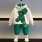Ensembles pour garçons et filles, vêtements pour enfants à la mode, pull de sport pour le printemps et l'automne