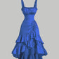 Slim Fit All-matching Suspenders Dress Women